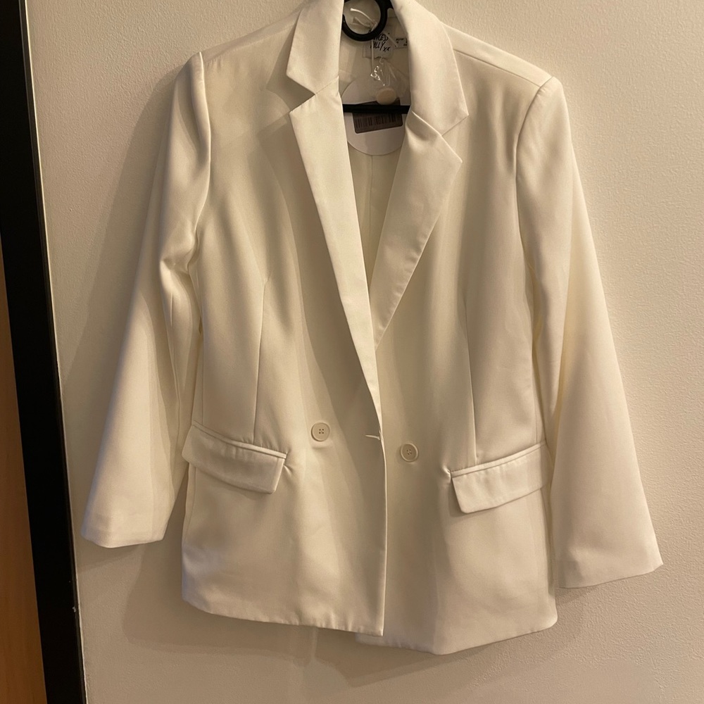 Princess Polly Jonna Blazer White